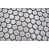 Mozaik pločica Knopf Uni 100N  (30,5 x 32 cm, Bijele boje, Sjaj) | BAUHAUS