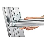 Hailo Mehrzweckleiter S100 ProfiLOT 2x6 + 1x5 (Anzahl Tritte: 17 Stk., Arbeitshöhe: 469 cm, Belastbarkeit: 150 kg, Aluminium) | BAUHAUS