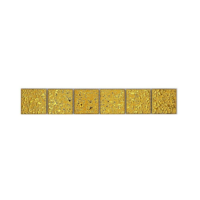 Bordura za pločice Gehämmert YBO GO484  (4,8 x 30,6 cm, Zlatna, Sjaj) | BAUHAUS