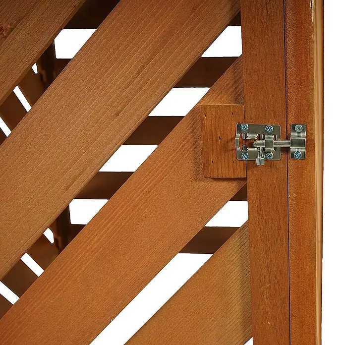 Proregal Erweiterung für Mülltonnenbox XL 1er-/2er - Holz, Braun