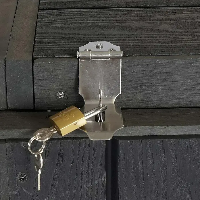 Proregal Erweiterung für Mülltonnenbox XL 1er-/2er-WPC - Anthrazit
