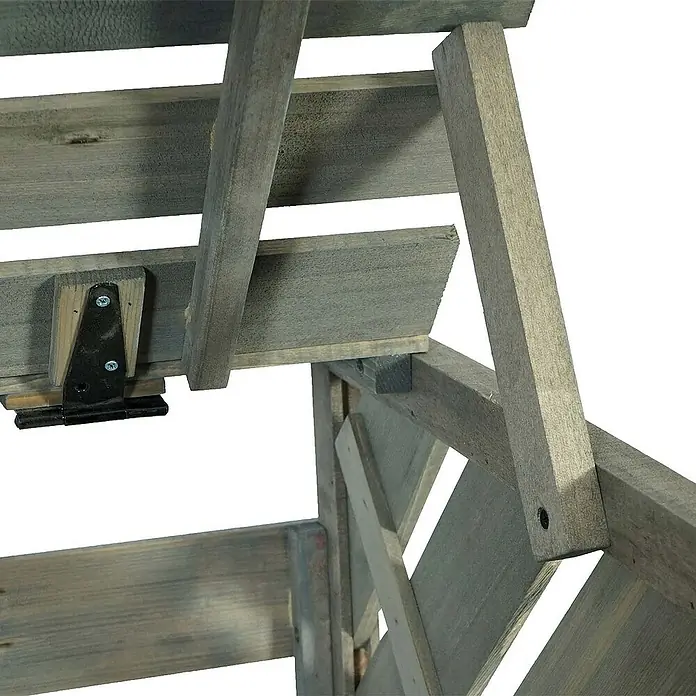 Proregal Erweiterung für Mülltonnenbox XL 1er-/2er - Holz, Grau