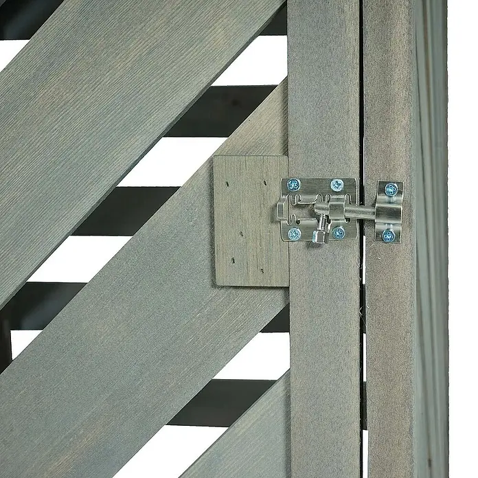 Proregal Erweiterung für Mülltonnenbox XL 1er-/2er - Holz, Grau