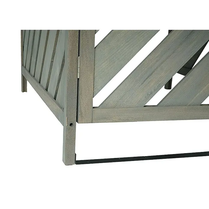 Proregal Erweiterung für Mülltonnenbox XL 1er-/2er - Holz, Grau
