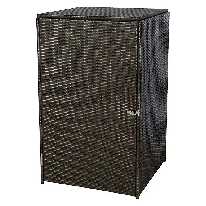 Proregal Mülltonnenbox 1er - Kunststoff, Braun, Geeignet für Anzahl Mülltonnen: 1 Stk.