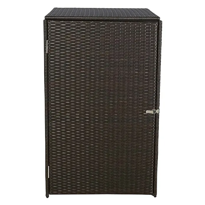 Proregal Mülltonnenbox 1er - Kunststoff, Braun, Geeignet für Anzahl Mülltonnen: 1 Stk.