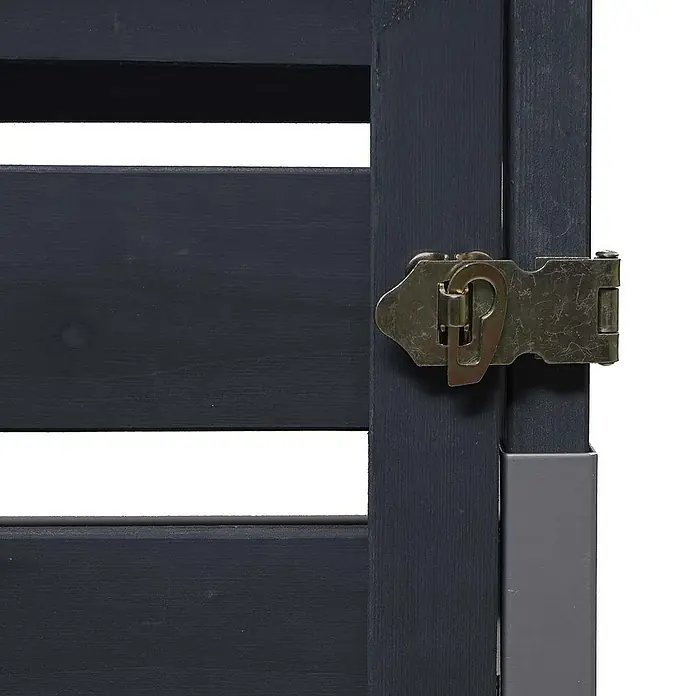 Proregal Erweiterung für Mülltonnenbox XL 1er-/2er - Holz, Anthrazit