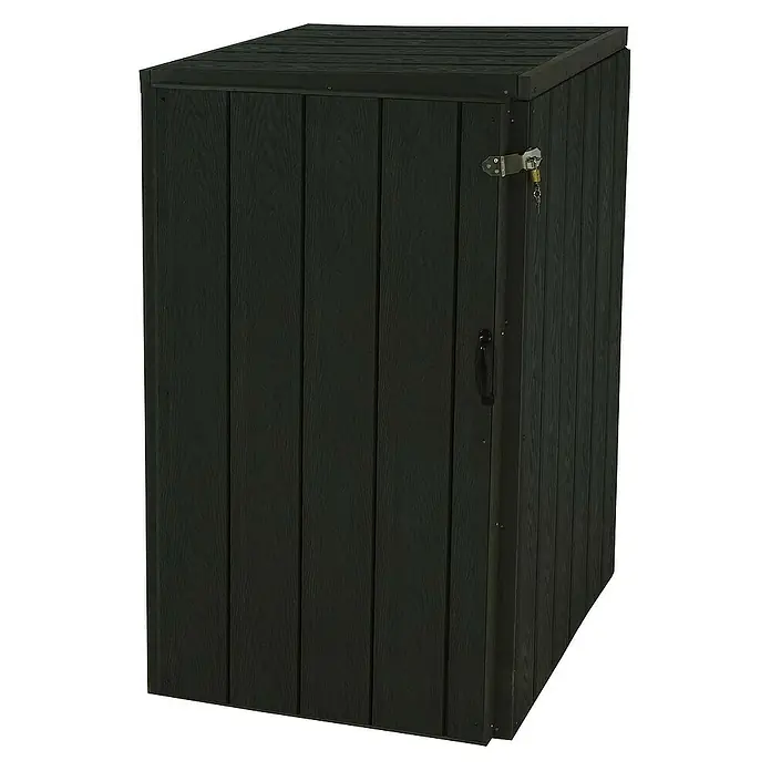 Proregal Mülltonnenbox XL 1er-/2er-WPC - Stahl, Anthrazit, Geeignet für Anzahl Mülltonnen: 2 Stk.