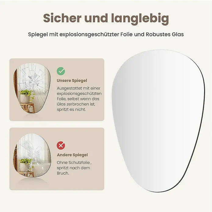 Emke Wandspiegel M33 - 60 x 45 cm