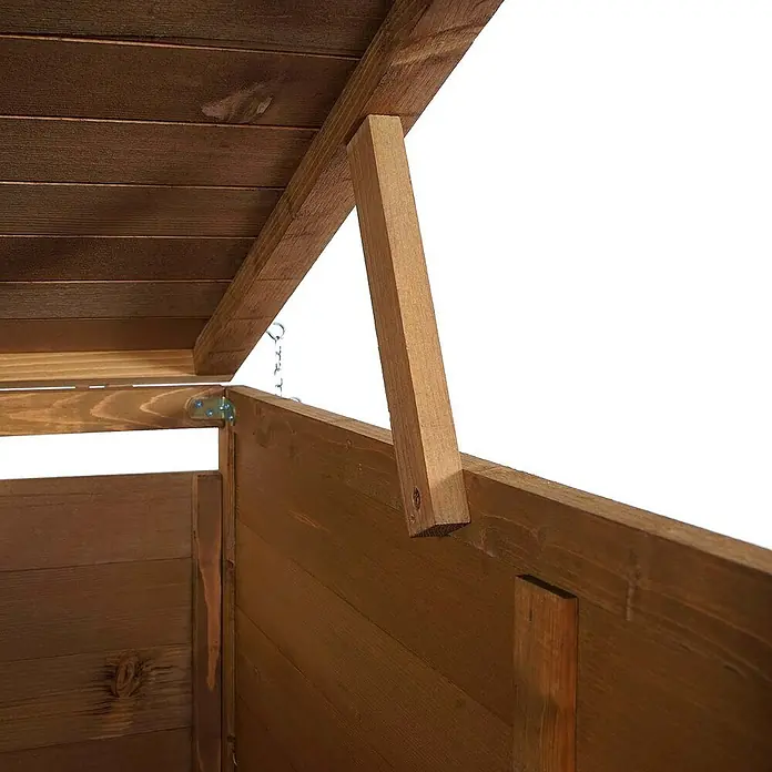 Proregal Mülltonnenbox XL 1er-/2er - Holz, Braun, Geeignet für Anzahl Mülltonnen: 2 Stk.