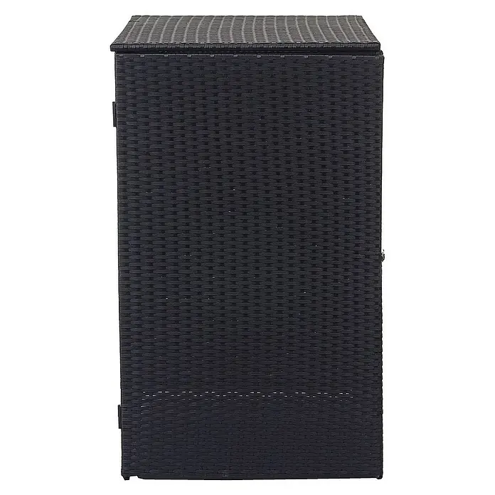 Proregal Mülltonnenbox 1er - Kunststoff, Schwarz, Geeignet für Anzahl Mülltonnen: 1 Stk.