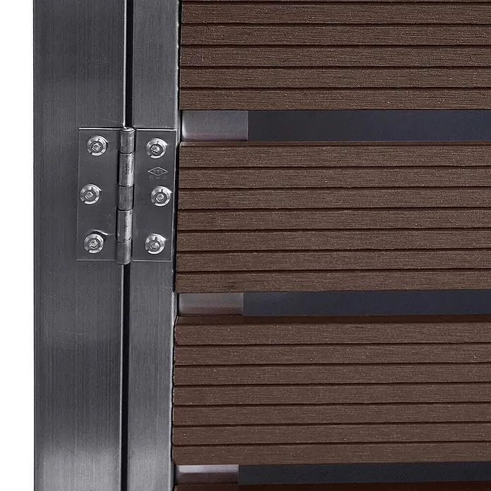 Proregal Mülltonnenbox XL 2er/4er - Metall, Braun, Geeignet für Anzahl Mülltonnen: 4 Stk.
