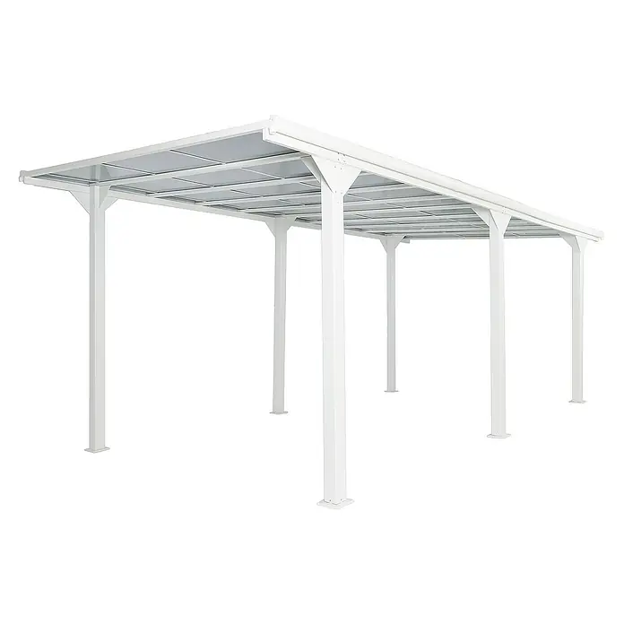 Proregal Carport aus Aluminium - Weiß