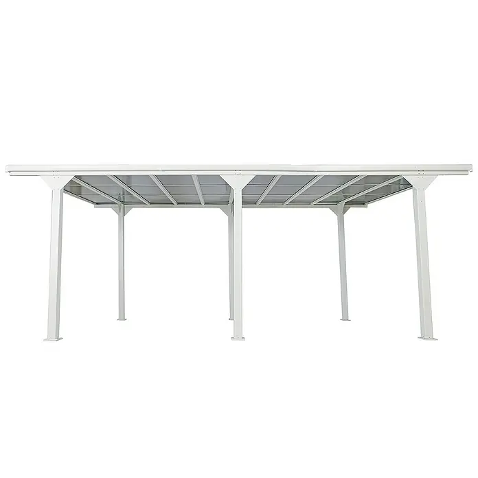 Proregal Carport aus Aluminium - Weiß