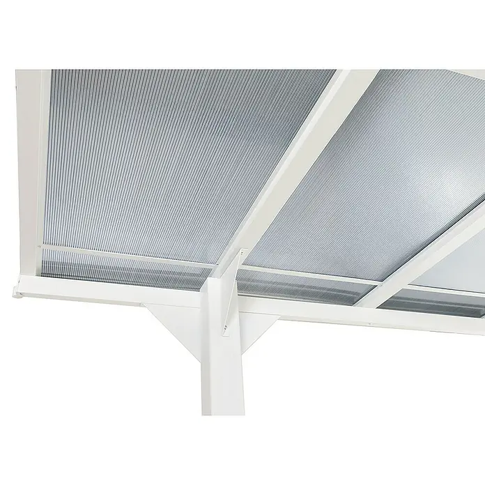 Proregal Carport aus Aluminium - Weiß
