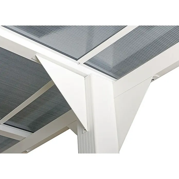 Proregal Carport aus Aluminium - Weiß