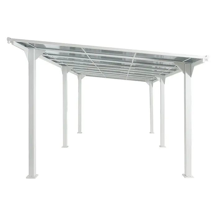 Proregal Carport aus Aluminium - Weiß