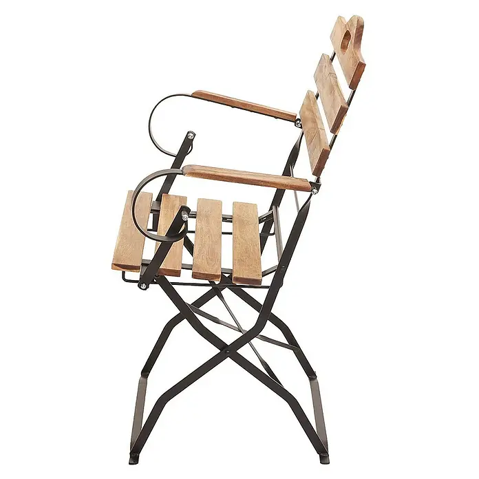 Proregal Gartenstuhl-Set Garnitur mit Tisch - Naturfarben
