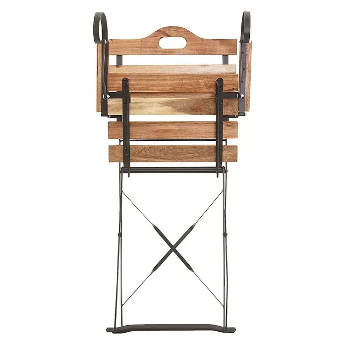 Proregal Gartenstuhl-Set Garnitur mit Tisch - Naturfarben