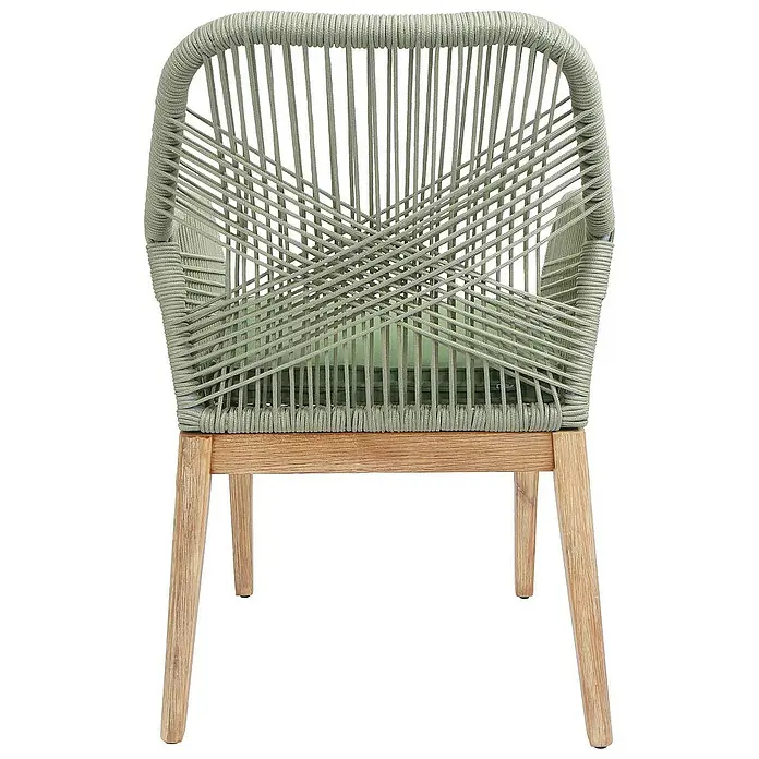 Proregal Gartenstuhl-Set 2er - 2 Stk., Grün, B x T x H: 58 x 59 x 85 cm