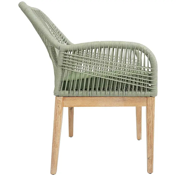 Proregal Gartenstuhl-Set 2er - 2 Stk., Grün, B x T x H: 58 x 59 x 85 cm