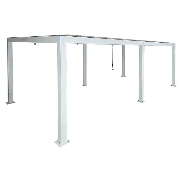 Proregal Carport aus Aluminium - Weiß
