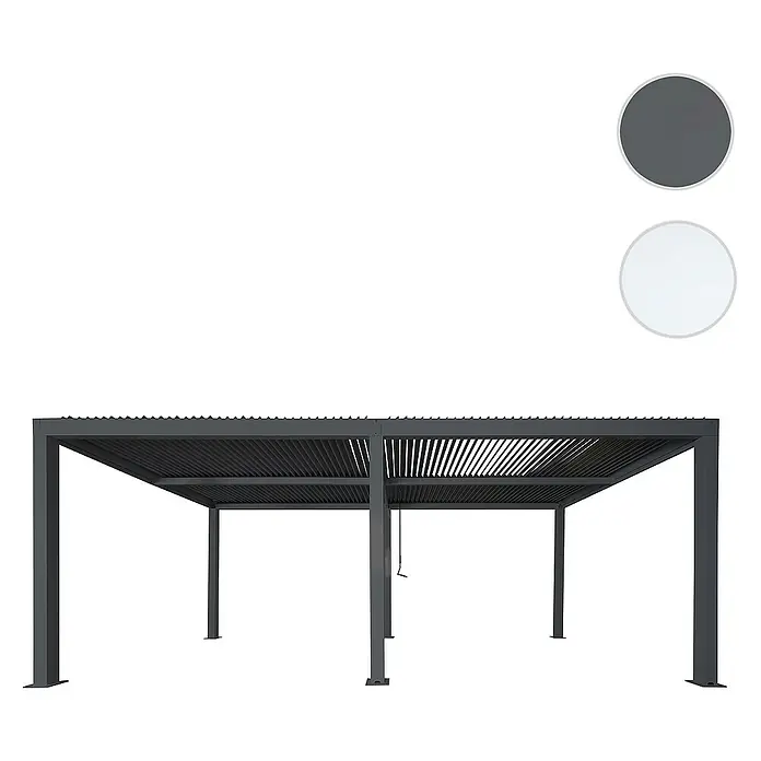 Proregal Carport aus Aluminium - Weiß