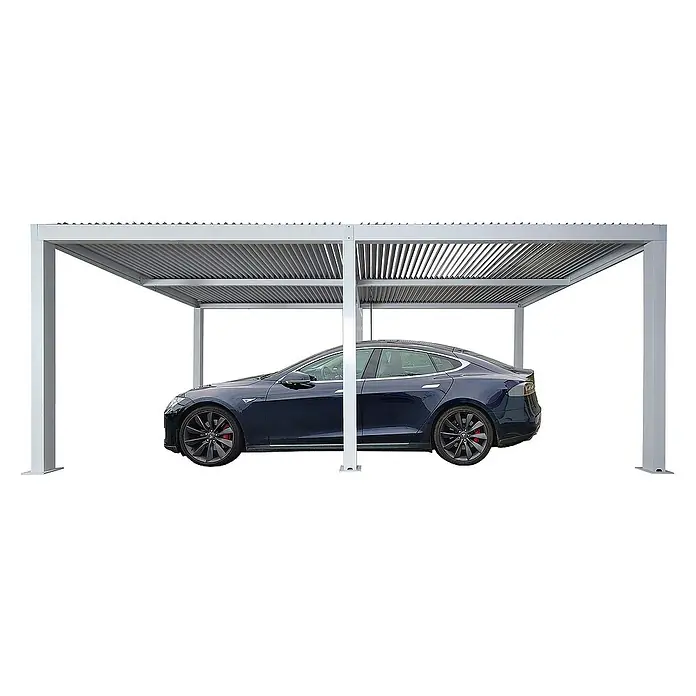 Proregal Carport aus Aluminium - Weiß