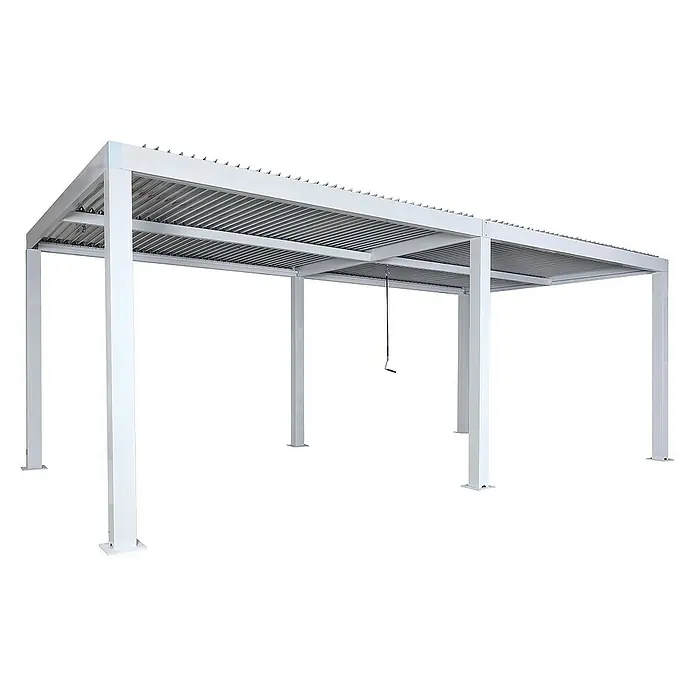 Proregal Carport aus Aluminium - Weiß