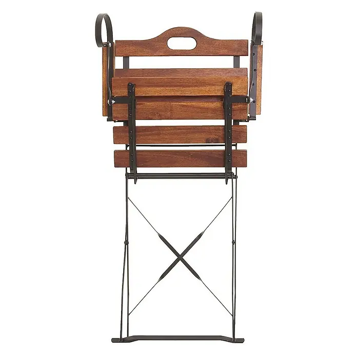Proregal Gartenstuhl-Set 2er - 2 Stk., Braun, B x T x H: 55 x 49 x 88 cm