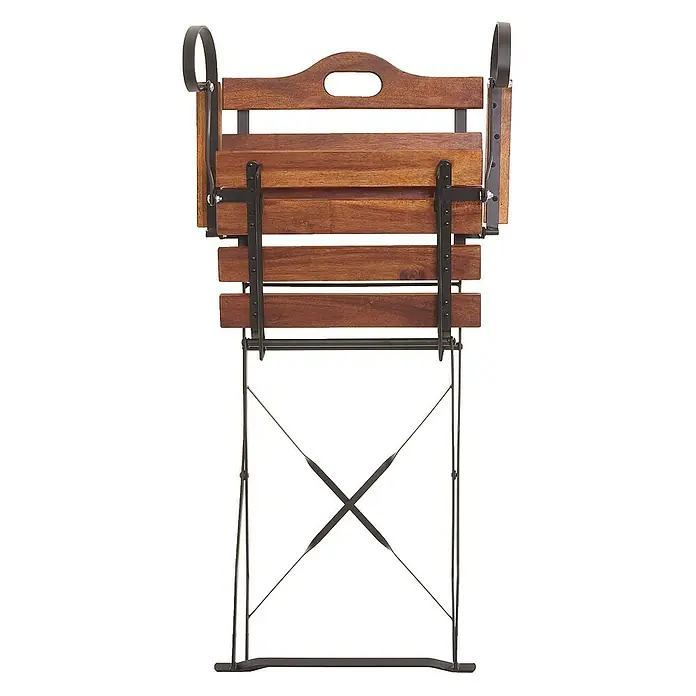 Proregal Gartenstuhl-Set Garnitur mit Tisch - Braun, B x T x H: 120 x 60 x 88 cm