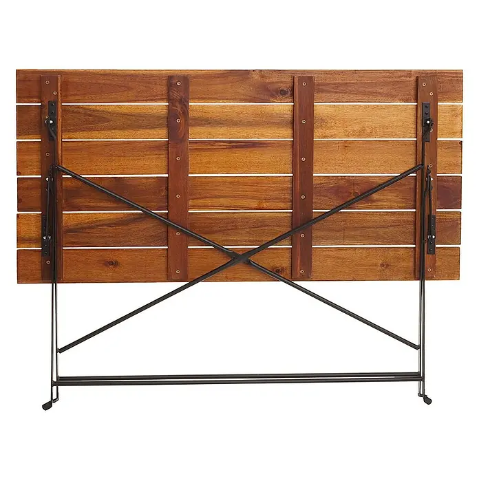 Proregal Gartenstuhl-Set Garnitur mit Tisch - Braun, B x T x H: 120 x 60 x 88 cm