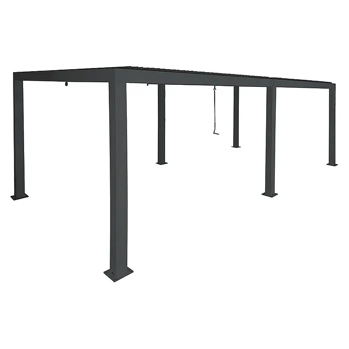 Proregal Carport aus Aluminium - Anthrazit