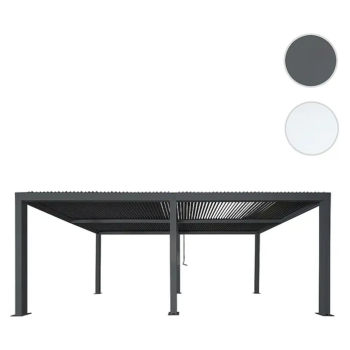 Proregal Carport aus Aluminium - Anthrazit