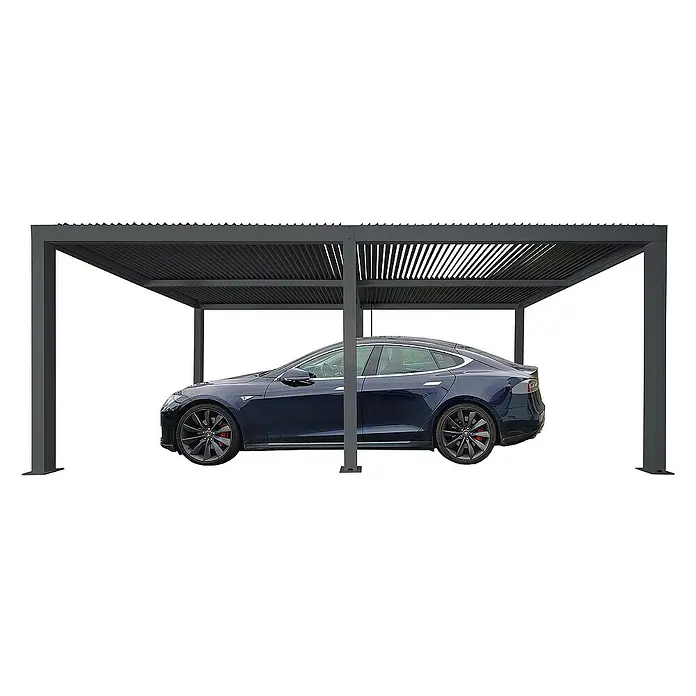 Proregal Carport aus Aluminium - Anthrazit