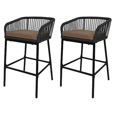 Proregal  Garten-Barhocker 2er-Set