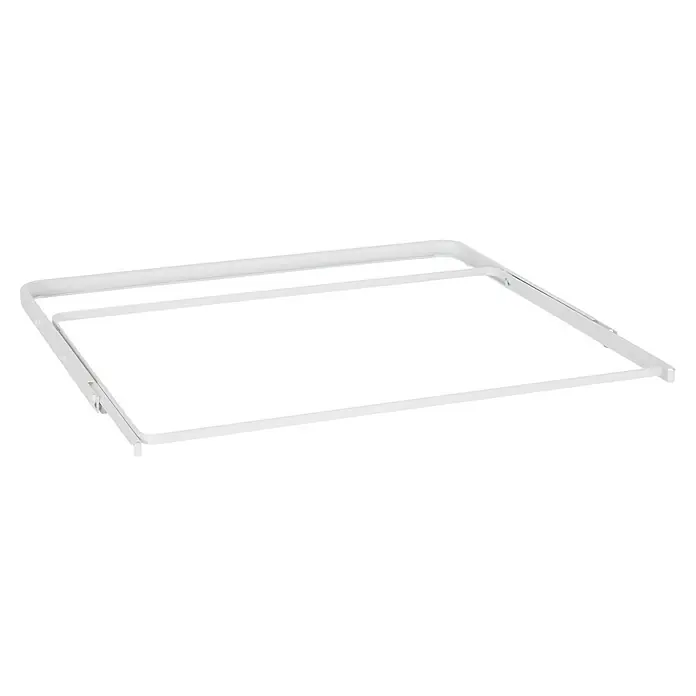 Elfa Classic by Elfa Korbauszug - L x B x H: 40 x 60 x 2,8 cm, Weiß - Ein rechteckiger weißer Rahmen, ideal für Fotos oder Kunstwerke, bietet eine minimalistische Ästhetik und betont den Fokus auf das Bild selbst.