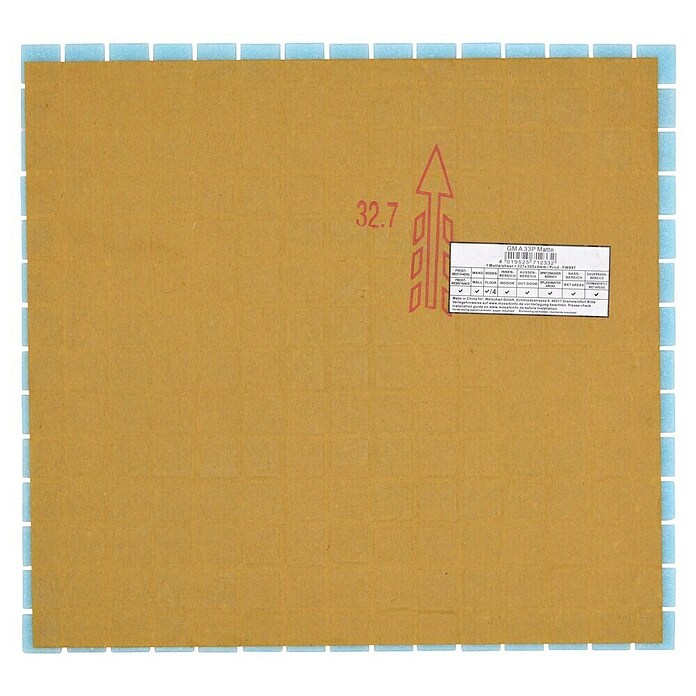 Mozaik pločica Quadrat Uni GM A 33P  (D x Š: 32,7 x 30,5 cm, Svijetloplava, Sjaj) | BAUHAUS