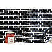 Mozaik pločica Brick Bond Diamond CBB 108  (30 x 30 cm, Crne boje, Sjaj) | BAUHAUS