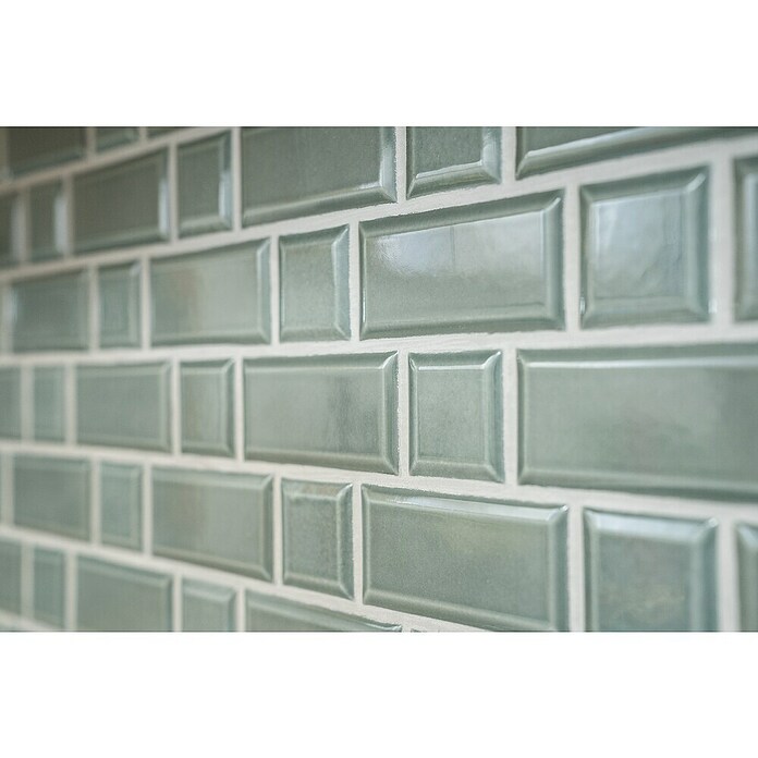 Mozaik pločica Metro Uni CG M06PM  (29,4 x 29,1 cm, Petrolej, Sjaj) | BAUHAUS