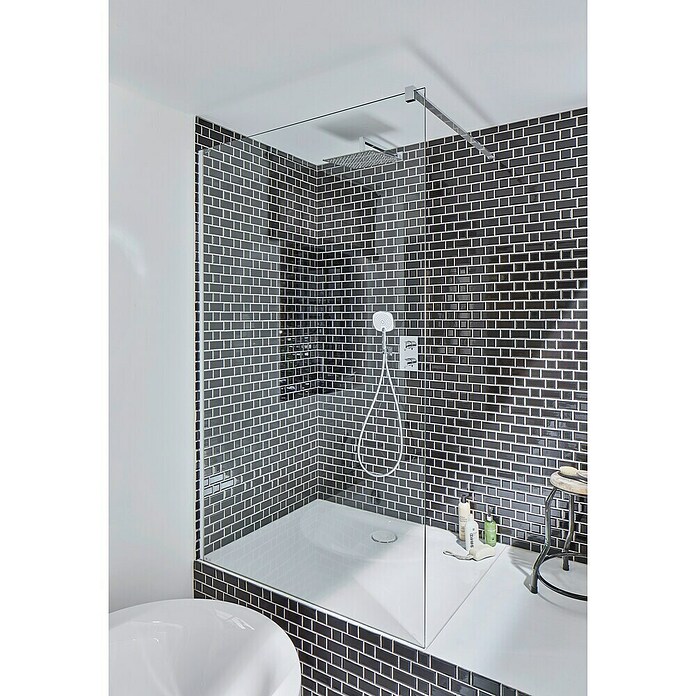 Mozaik pločica Metro Uni CG M02BM  (29,4 x 29,1 cm, Crne boje, Sjaj) | BAUHAUS