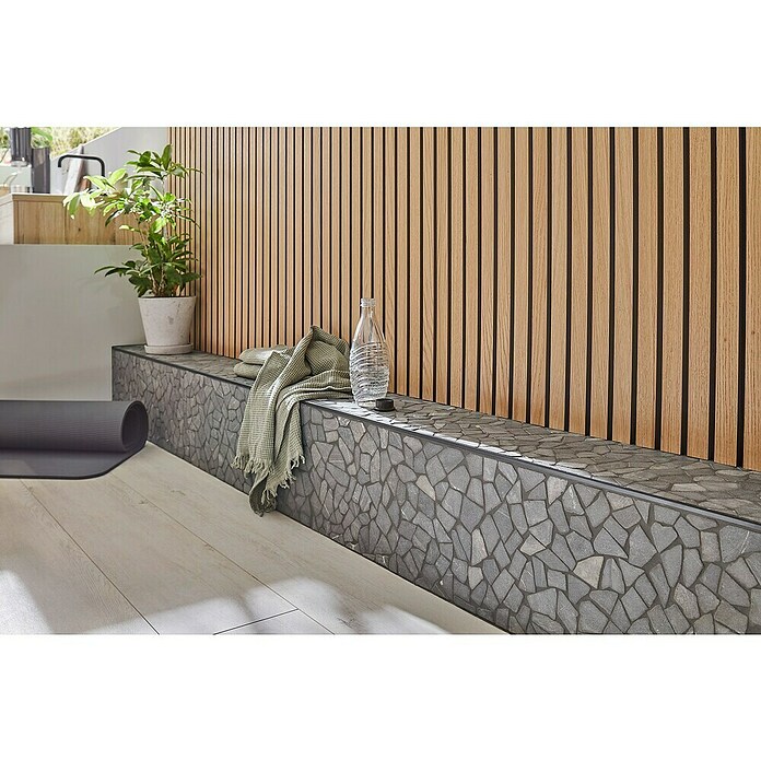Mosaikfliese Uni CIOT 30/120 (30,5 x 30,5 cm, Schwarz, Matt)