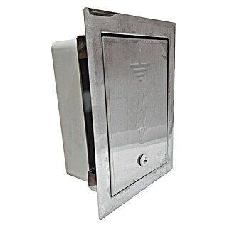 Vgradna omara (Š x V: 180 x 230 mm, Krom)