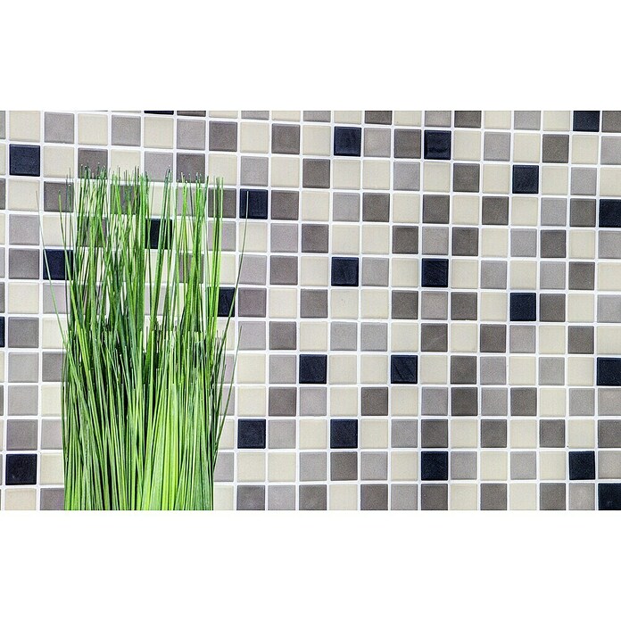Mozaik pločica Quadrat Mix CU 010  (32,6 x 30 cm, Bež-smeđe boje, Mat) | BAUHAUS