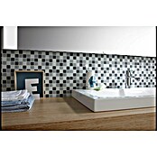 Mosaikfliese Quadrat Crystal Mix CM 4125 (32,7 x 30,2 cm, Grau, Glänzend)