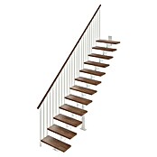 Scrigno Escalera principal Lumina Recta (Blanco/Nogal, 85 cm, Recto, Altura de planta: 241 cm - 289 cm) | BAUHAUS
