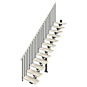 Scrigno Escalera principal Lumina Recta (Antracita/Blanco, 95 cm, Recto, Altura de planta: 241 cm - 289 cm) | BAUHAUS