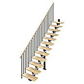 Scrigno Escalera principal Lumina Recta (Antracita/Beige, 85 cm, Recto, Altura de planta: 241 cm - 289 cm) | BAUHAUS