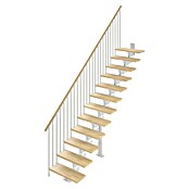 Scrigno Escalera principal Lumina Recta (Blanco/Beige, 85 cm, Recto, Altura de planta: 241 cm - 289 cm) | BAUHAUS
