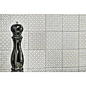 Mozaik pločica Quadrat Geo White GEOW  (29,8 x 29,8 cm, Bijele boje, Sjaj) | BAUHAUS